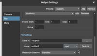 You can now select mp4 as a render target.
